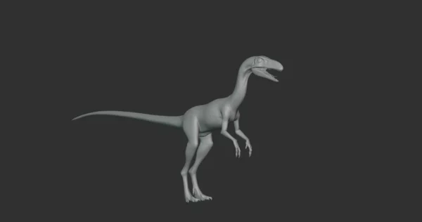 Eoraptor Basemesh 3D Model Free Download 3D Model Creature Guard 4