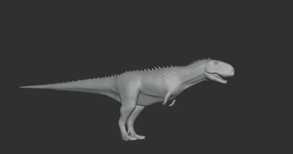 Eustreptospondylus Basemesh 3D Model Free Download 3D Model Creature Guard 4