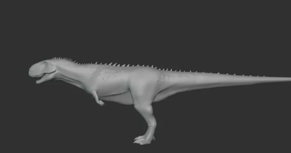 Eustreptospondylus Basemesh 3D Model Free Download 3D Model Creature Guard 5