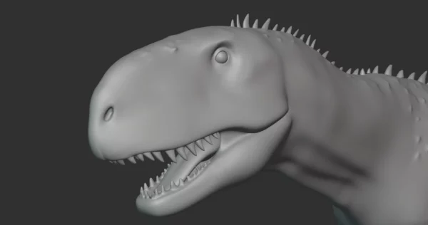 Eustreptospondylus Basemesh 3D Model Free Download 3D Model Creature Guard 6