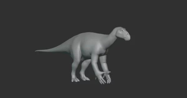 Fukuisaurus Basemesh 3D Model Free Download 3D Model Creature Guard 4