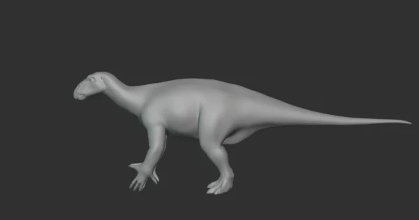 Fukuisaurus Basemesh 3D Model Free Download 3D Model Creature Guard 5