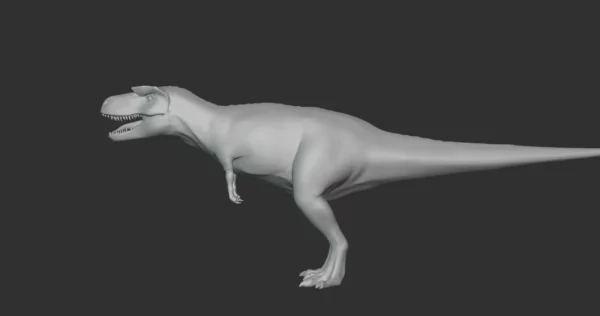 Futabasaurus Basemesh 3D Model Free Download 3D Model Creature Guard 5