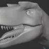 Futabasaurus Basemesh 3D Model Free Download 3D Model Creature Guard 14