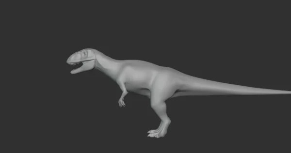 Gasosaurus Basemesh 3D Model Free Download 3D Model Creature Guard 5