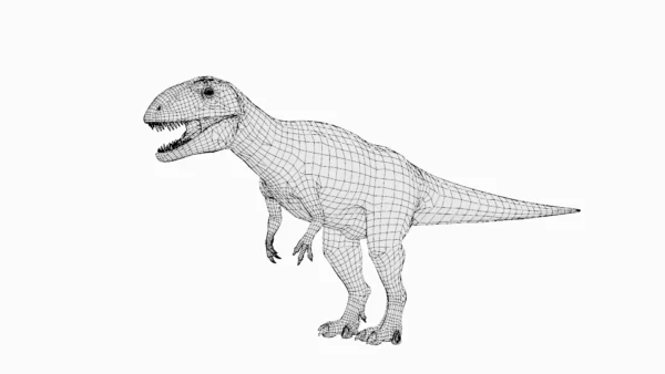 Gasosaurus Basemesh 3D Model Free Download 3D Model Creature Guard 9