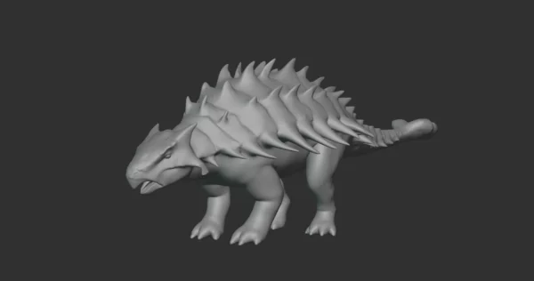 Giganocephalus Basemesh 3D Model Free Download 3D Model Creature Guard 3