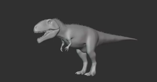 Giganotosaurus Basemesh 3D Model Free Download 3D Model Creature Guard 3