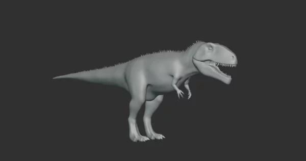 Giganotosaurus Basemesh 3D Model Free Download 3D Model Creature Guard 4