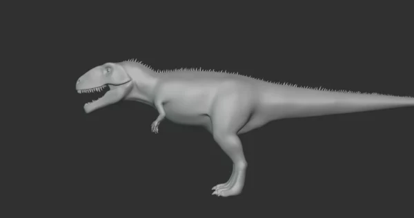 Giganotosaurus Basemesh 3D Model Free Download 3D Model Creature Guard 5