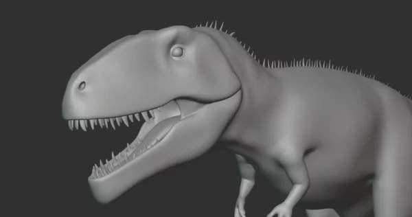 Giganotosaurus Basemesh 3D Model Free Download 3D Model Creature Guard 6