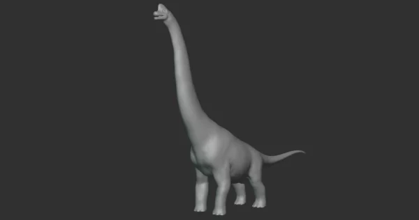 Giraffatitan Basemesh 3D Model Free Download 3D Model Creature Guard 3