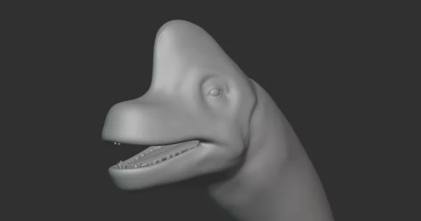 Giraffatitan Basemesh 3D Model Free Download 3D Model Creature Guard 7