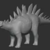 Hesperosaurus Basemesh 3D Model Free Download 3D Model Creature Guard 12
