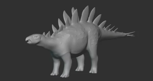 Hesperosaurus Basemesh 3D Model Free Download 3D Model Creature Guard 3