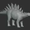 Hesperosaurus Basemesh 3D Model Free Download 3D Model Creature Guard 13