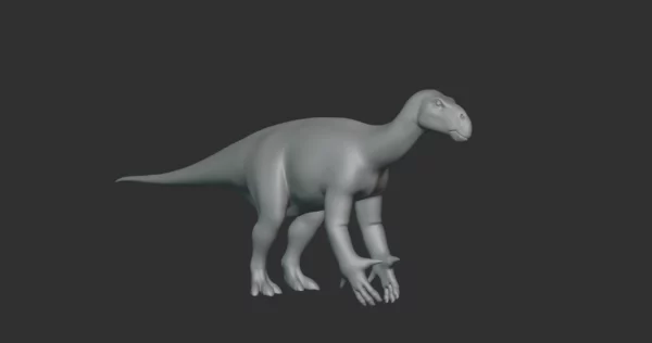 Iguanodon Basemesh 3D Model Free Download 3D Model Creature Guard 4