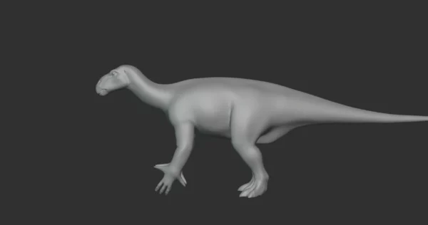 Iguanodon Basemesh 3D Model Free Download 3D Model Creature Guard 5