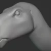 Iguanodon Basemesh 3D Model Free Download 3D Model Creature Guard 16