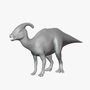 IndoParasaurolohus Basemesh 3D Model Free Download 3D Model Creature Guard