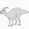 IndoParasaurolohus Basemesh 3D Model Free Download 3D Model Creature Guard 18