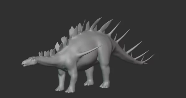Kentrosaurus Basemesh 3D Model Free Download 3D Model Creature Guard 3