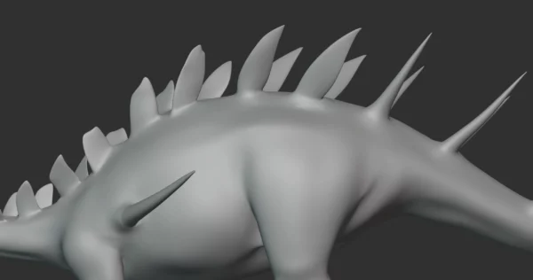 Kentrosaurus Basemesh 3D Model Free Download 3D Model Creature Guard 8