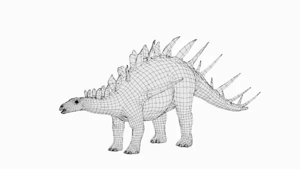 Kentrosaurus Basemesh 3D Model Free Download 3D Model Creature Guard 9