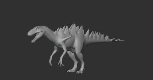 Kerretrasaurus Basemesh 3D Model Free Download 3D Model Creature Guard 3