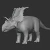 Kosmoceratops Basemesh 3D Model Free Download 3D Model Creature Guard 13