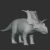 Kosmoceratops Basemesh 3D Model Free Download 3D Model Creature Guard 14