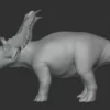 Kosmoceratops Basemesh 3D Model Free Download 3D Model Creature Guard 15