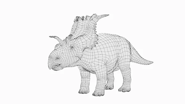 Kosmoceratops Basemesh 3D Model Free Download 3D Model Creature Guard 10