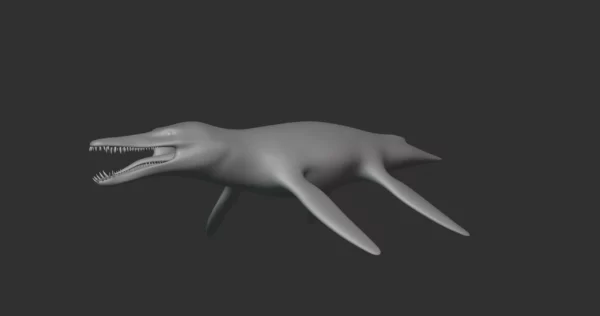 Kronosaurus Basemesh 3D Model Free Download 3D Model Creature Guard 3