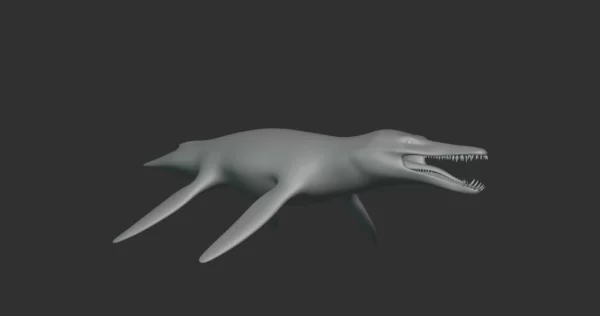 Kronosaurus Basemesh 3D Model Free Download 3D Model Creature Guard 4