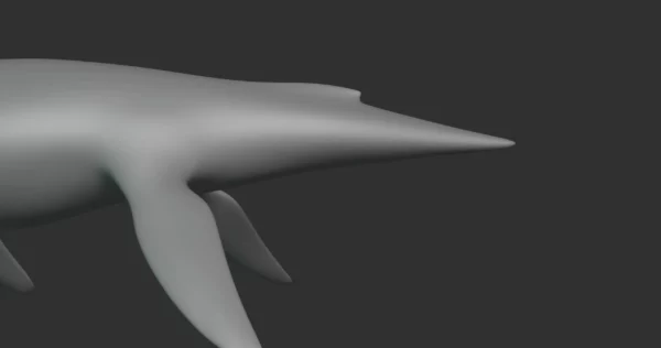 Kronosaurus Basemesh 3D Model Free Download 3D Model Creature Guard 9