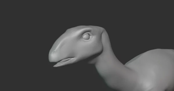 Lesothosaurus Basemesh 3D Model Free Download 3D Model Creature Guard 6