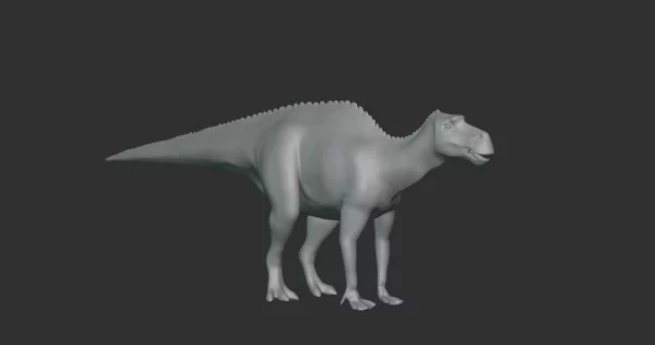 Maiasaurus Basemesh 3D Model Free Download 3D Model Creature Guard 4