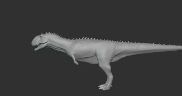 Majungasaurus Basemesh 3D Model Free Download 3D Model Creature Guard 5