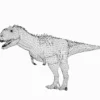 Majungasaurus Basemesh 3D Model Free Download 3D Model Creature Guard 18