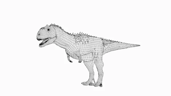 Majungasaurus Basemesh 3D Model Free Download 3D Model Creature Guard 9