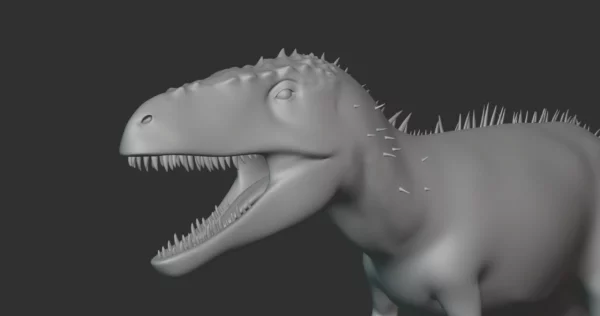 Mapusaurus Basemesh 3D Model Free Download 3D Model Creature Guard 6