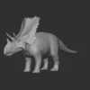 Mercuriceratops Basemesh 3D Model Free Download 3D Model Creature Guard 12