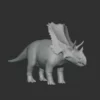 Mercuriceratops Basemesh 3D Model Free Download 3D Model Creature Guard 13