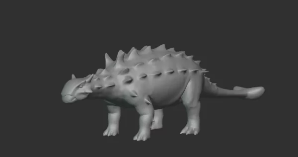 Minotaurasaurus Basemesh 3D Model Free Download 3D Model Creature Guard 3