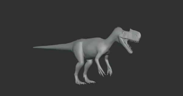 Monolophosaurus Basemesh 3D Model Free Download 3D Model Creature Guard 4