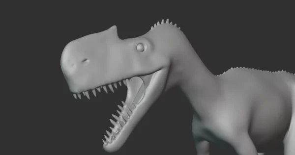 Monolophosaurus Basemesh 3D Model Free Download 3D Model Creature Guard 6