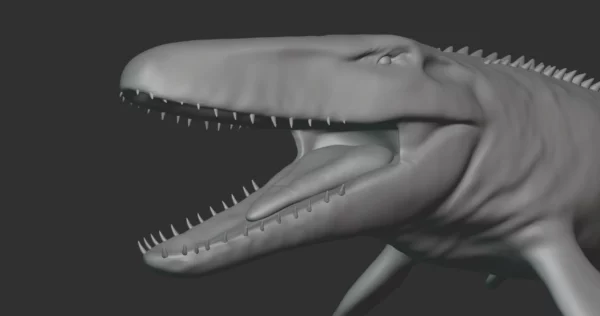 Mosasaurus Basemesh 3D Model Free Download 3D Model Creature Guard 3