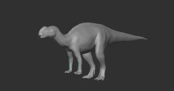 Muttaburrasaurus Basemesh 3D Model Free Download 3D Model Creature Guard 3