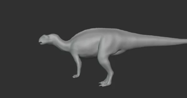 Muttaburrasaurus Basemesh 3D Model Free Download 3D Model Creature Guard 5